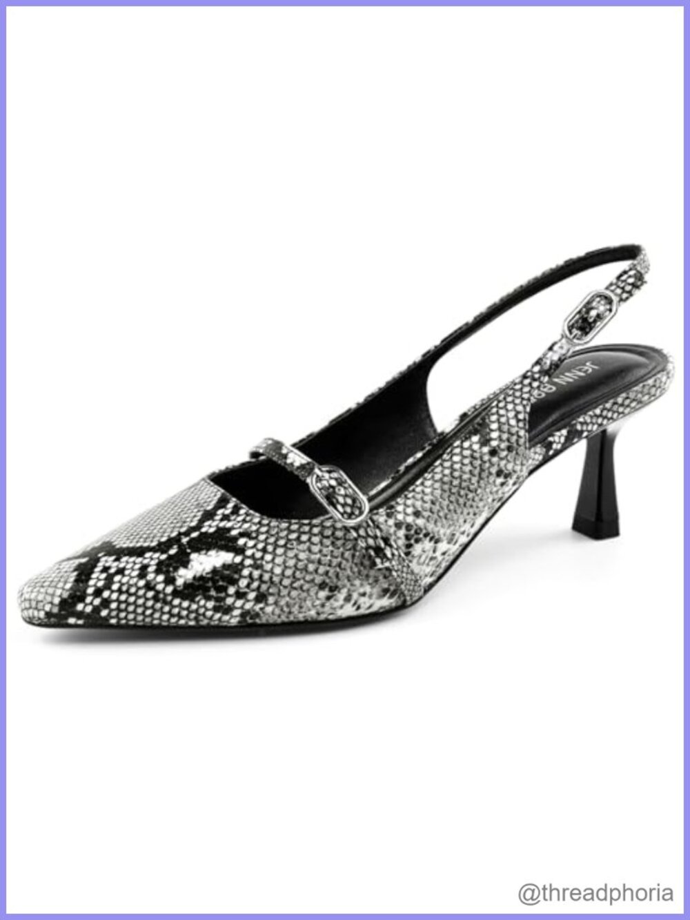 Slingback Kitten Heels Closed Toe Dress Pumps Manmade Leather
